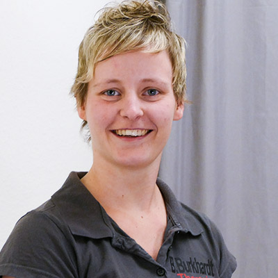 B. Burkhardt arbeitet bei Therapiepunkt in Lehrte