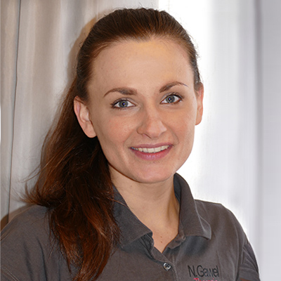 N. Gawel ist Physiotherapeutin in der Physiotherapiepraxis in Lehrte